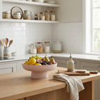 PP Fruit Bowl - Stylish Design with Integrated Drainage 30