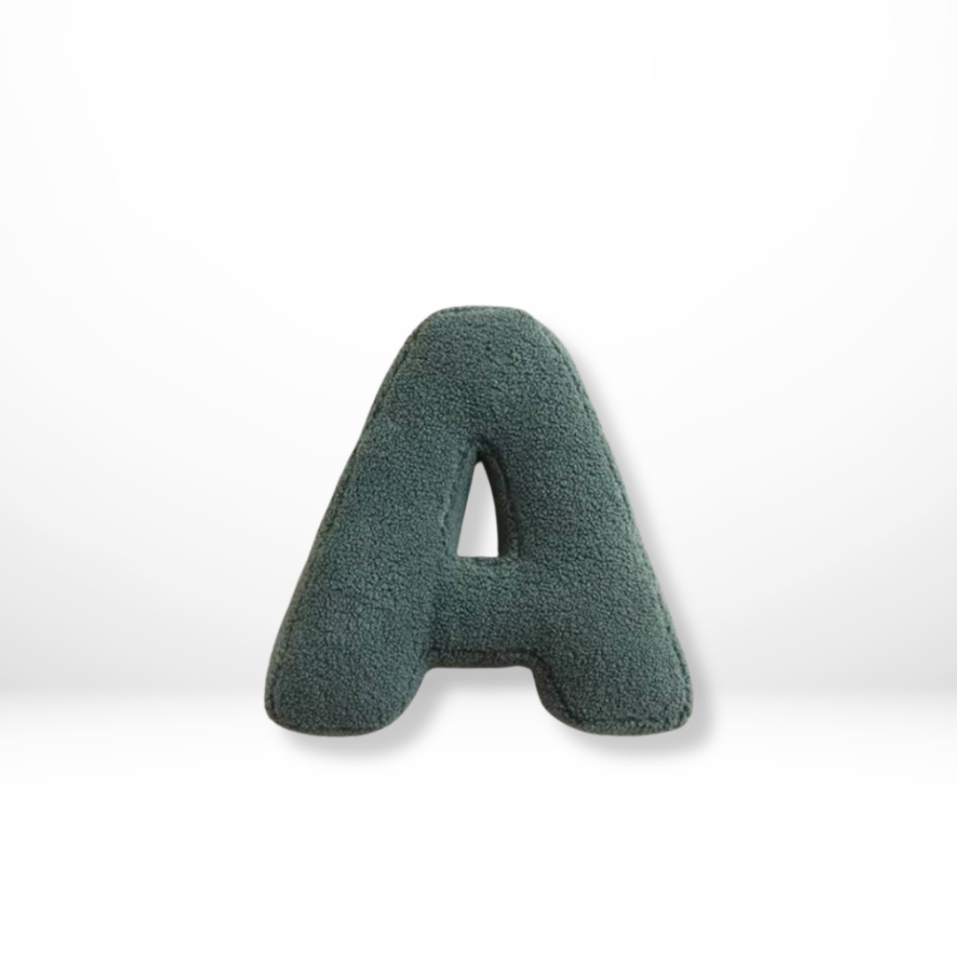 Personalized Velvet Alphabet Cushion – Decorative Pillow for Unique Home Decor, Soft Throw Pillow in All Letters A to Z 0