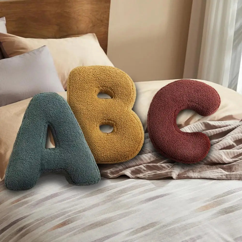 Personalized Velvet Alphabet Cushion – Decorative Pillow for Unique Home Decor, Soft Throw Pillow in All Letters A to Z 1