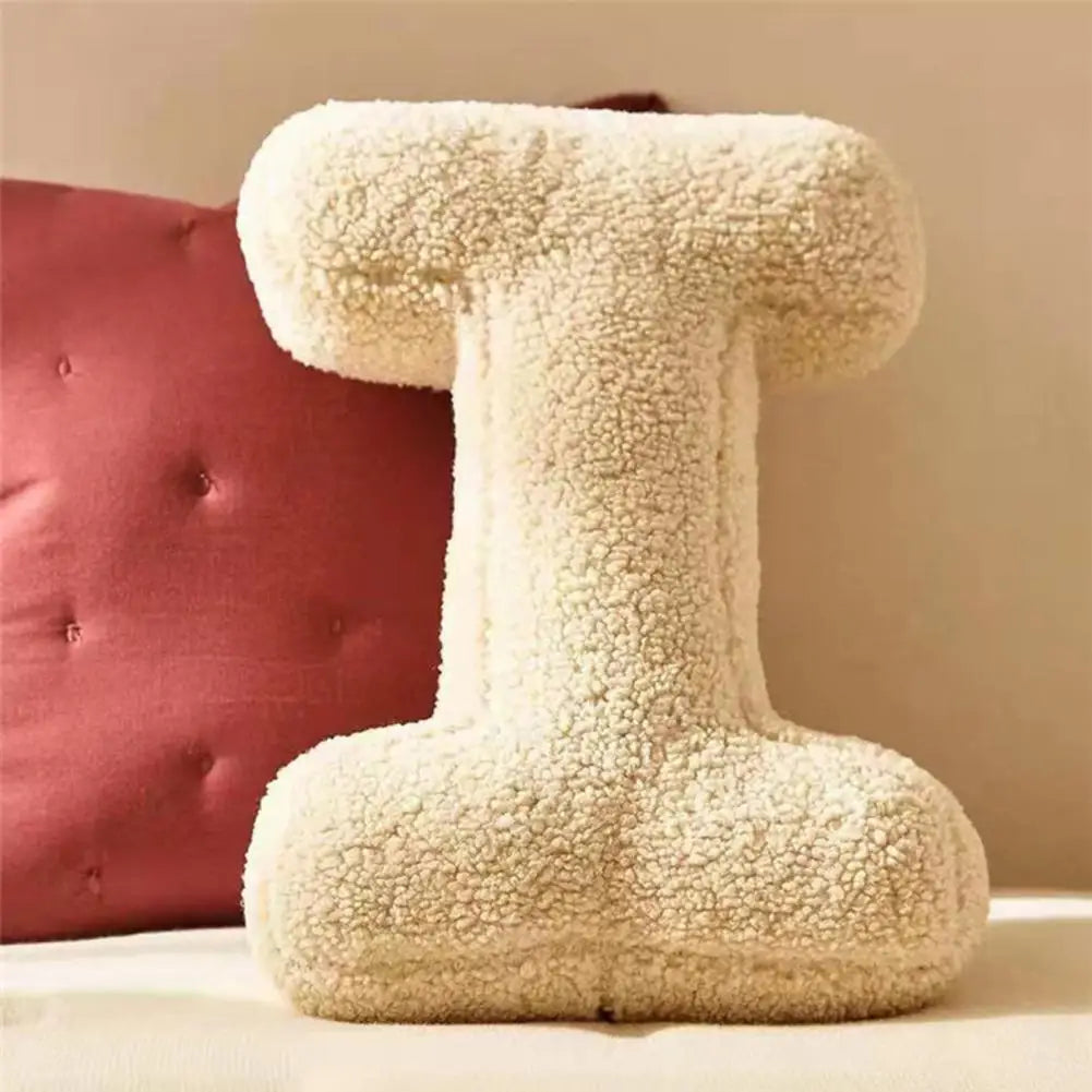 Personalized Velvet Alphabet Cushion – Decorative Pillow for Unique Home Decor, Soft Throw Pillow in All Letters A to Z 4