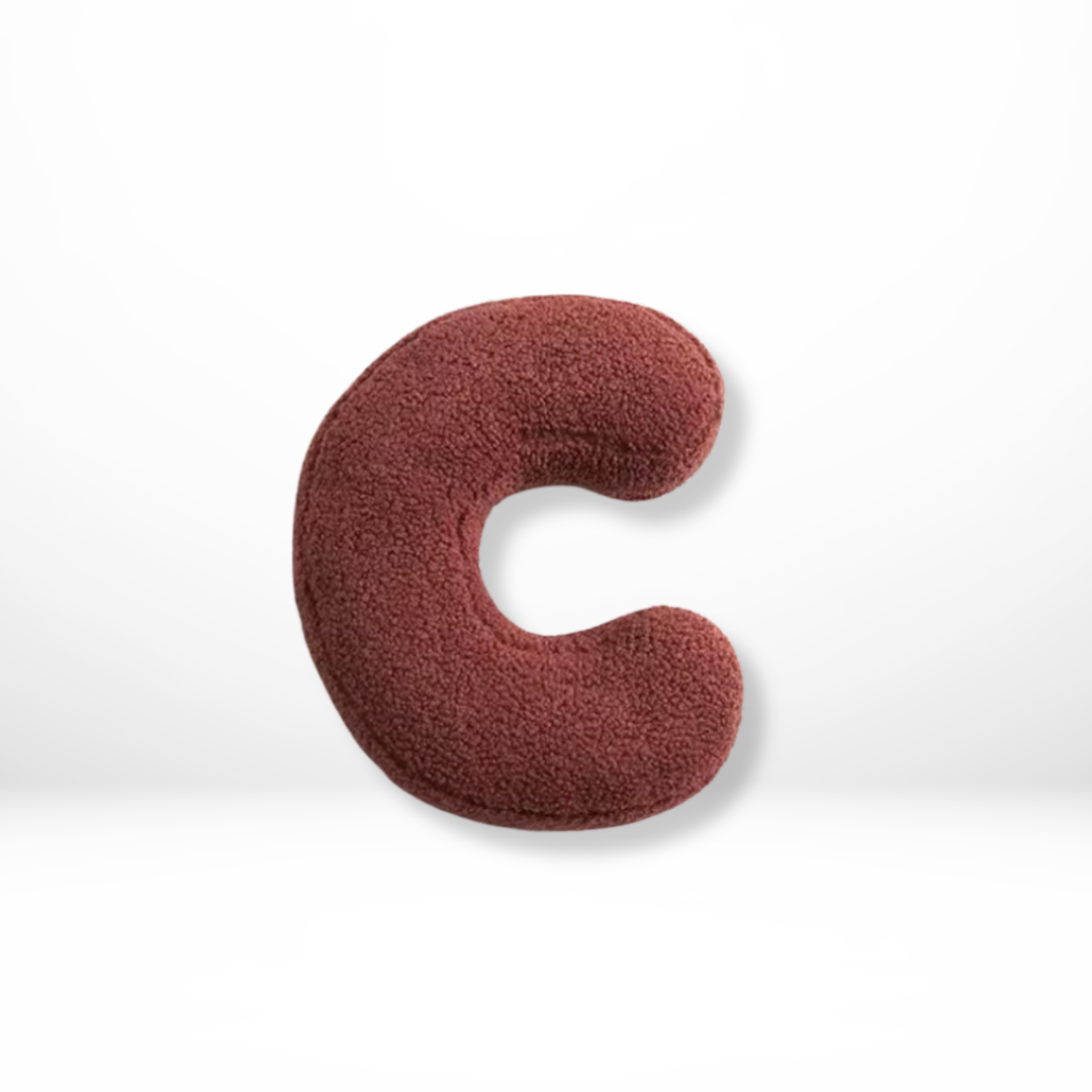 Personalized Velvet Alphabet Cushion – Decorative Pillow for Unique Home Decor, Soft Throw Pillow in All Letters A to Z 6