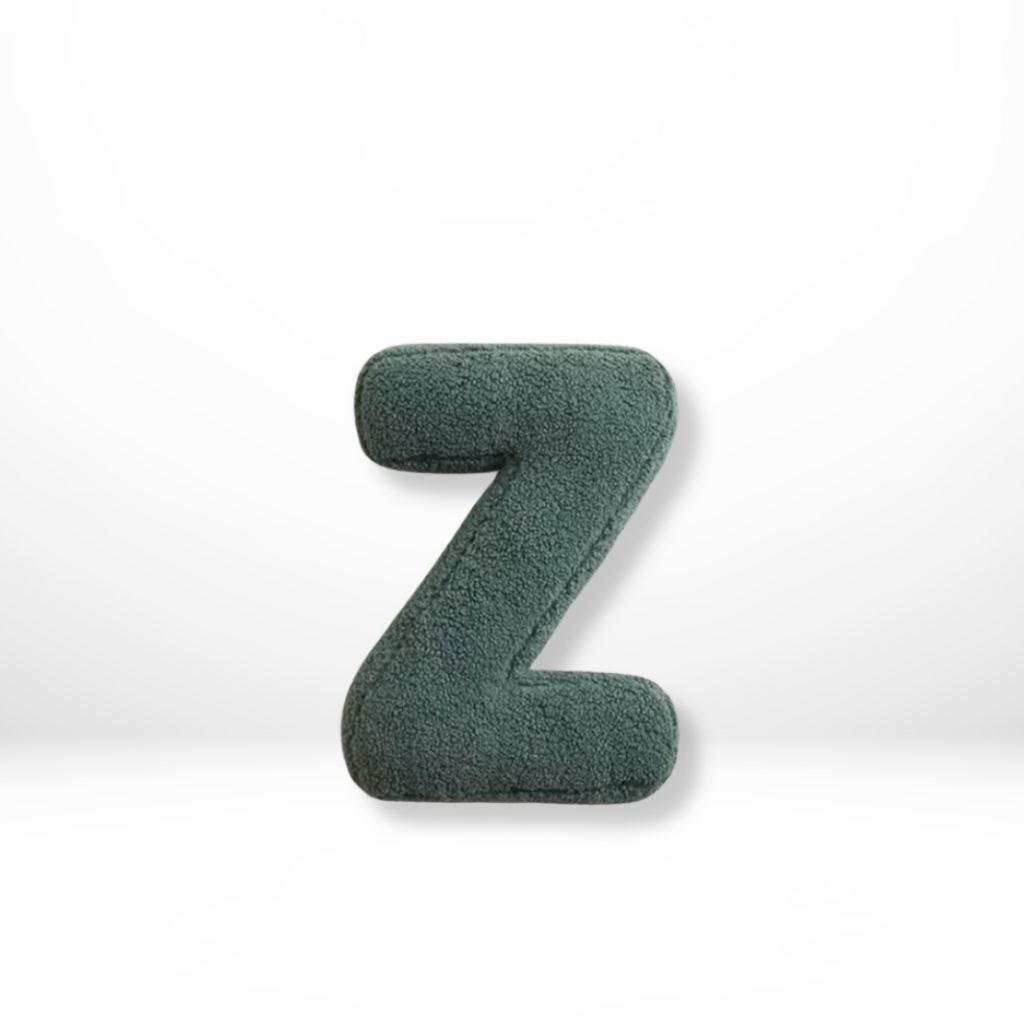 Personalized Velvet Alphabet Cushion – Decorative Pillow for Unique Home Decor, Soft Throw Pillow in All Letters A to Z 9