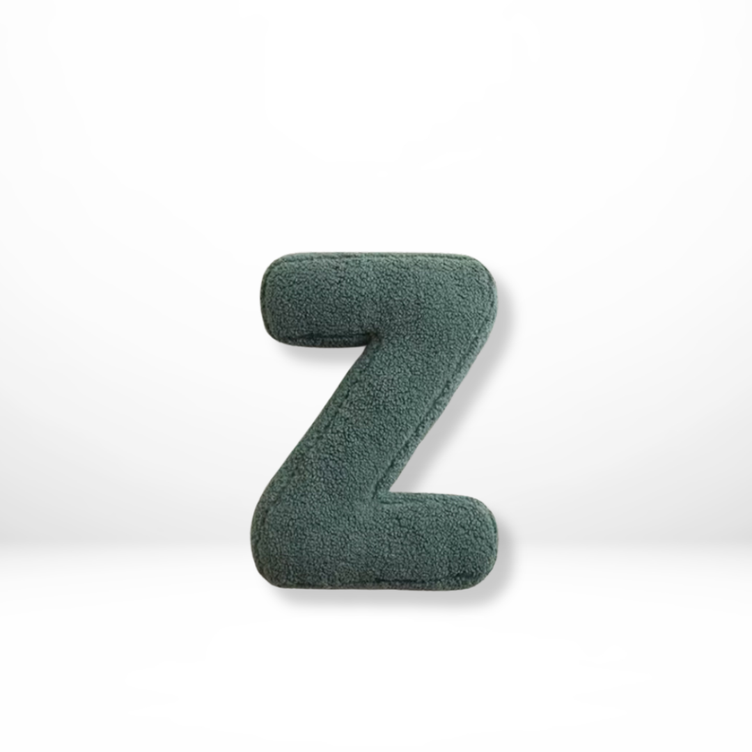 Personalized Velvet Alphabet Cushion – Decorative Pillow for Unique Home Decor, Soft Throw Pillow in All Letters A to Z 9