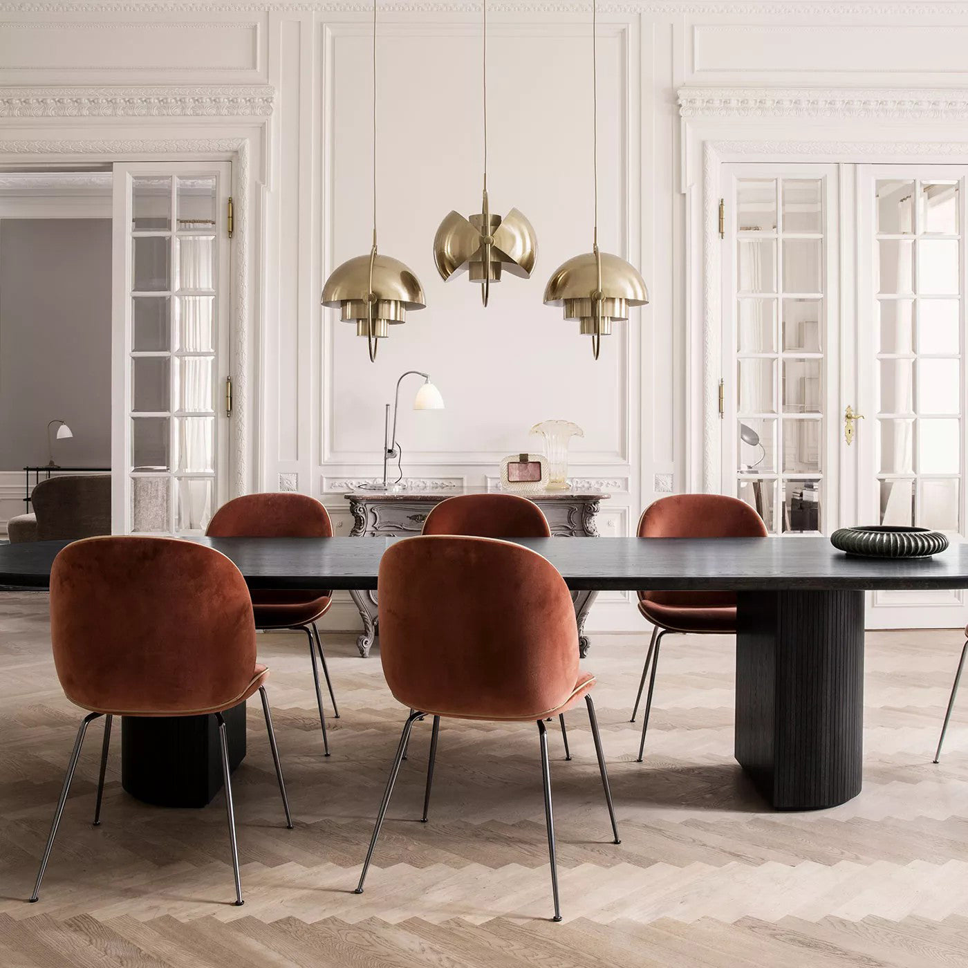 Playful Pendant Light Metal Adjustable Height Sculptural 8