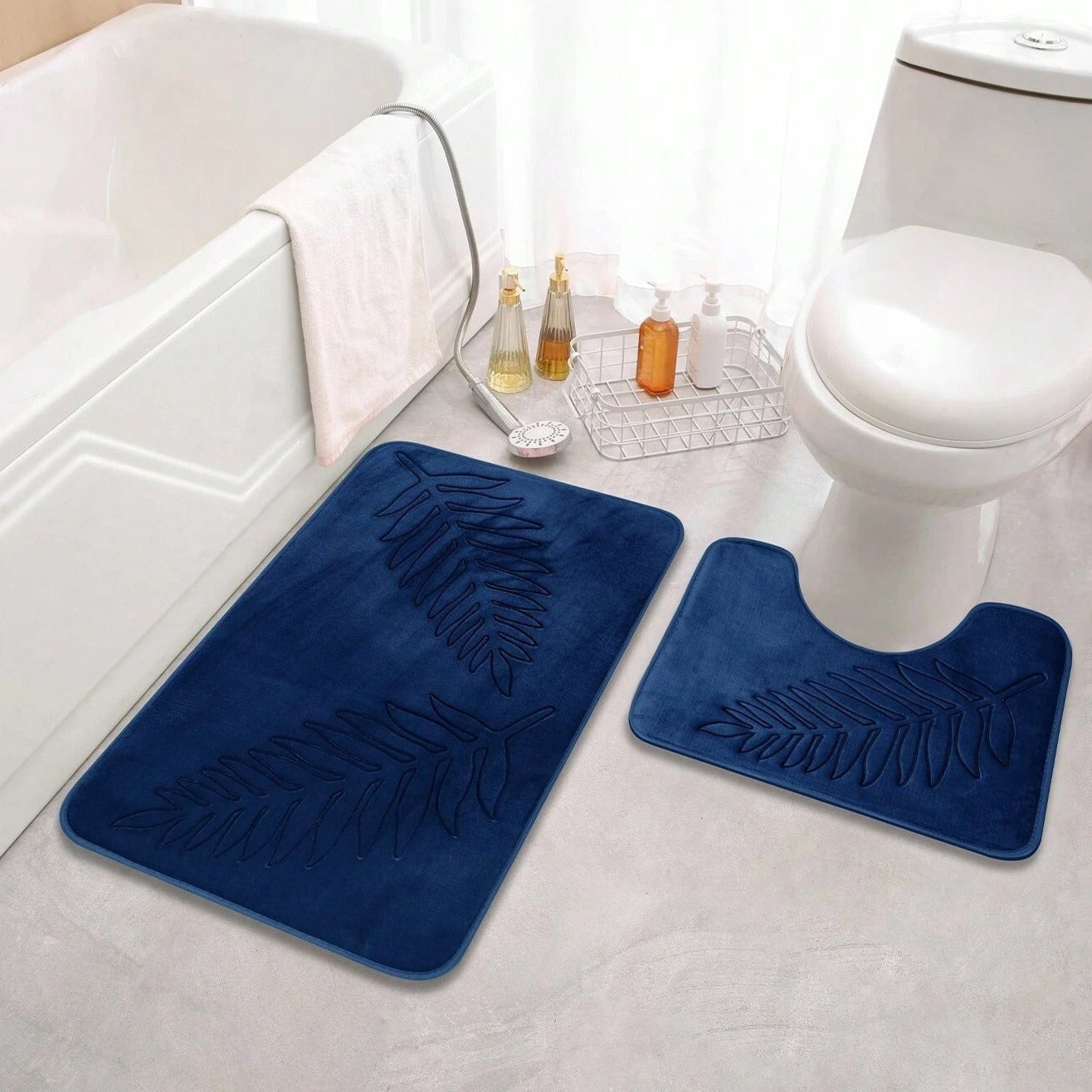 Plush Non-Slip Bath Mat Faux Fur 2