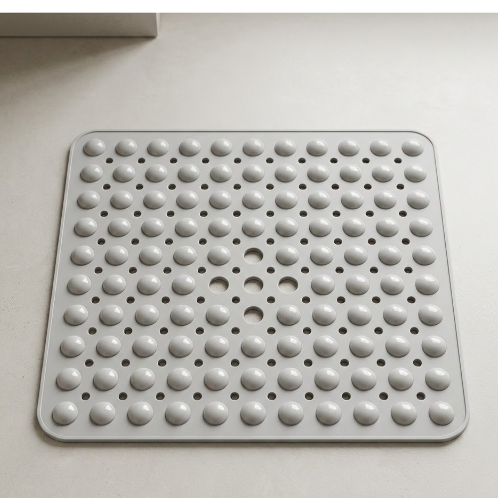 Plush Non-Slip Bath Mat in Durable PVC 96