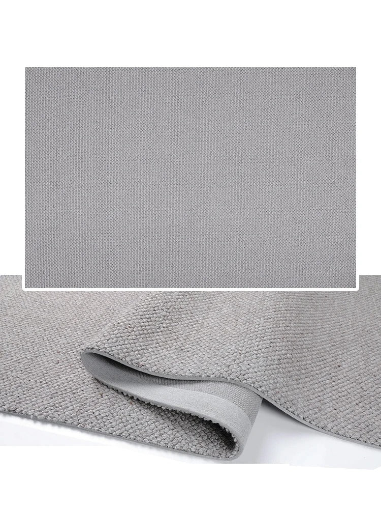 Plush Solid Color Area Rug - New Zealand Wool Blend, Modern Design, Custom Sizes Available 10