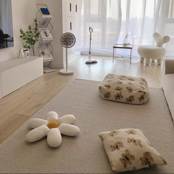 Plush Solid Color Area Rug - New Zealand Wool Blend, Modern Design, Custom Sizes Available 2