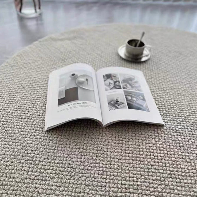 Plush Solid Color Area Rug - New Zealand Wool Blend, Modern Design, Custom Sizes Available 3