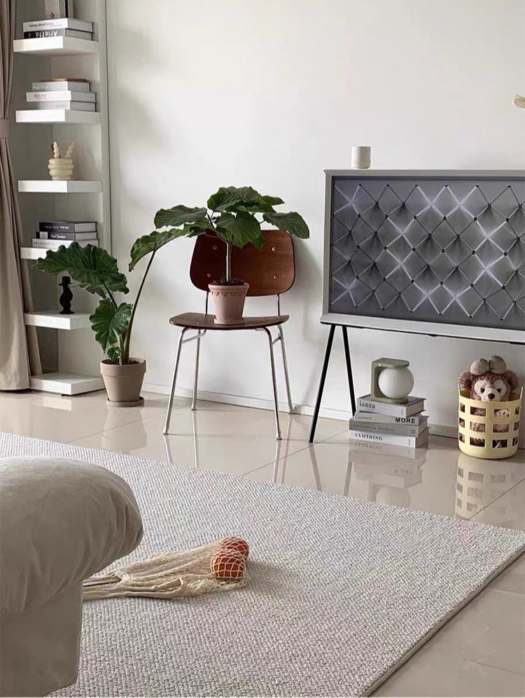 Plush Solid Color Area Rug - New Zealand Wool Blend, Modern Design, Custom Sizes Available 7