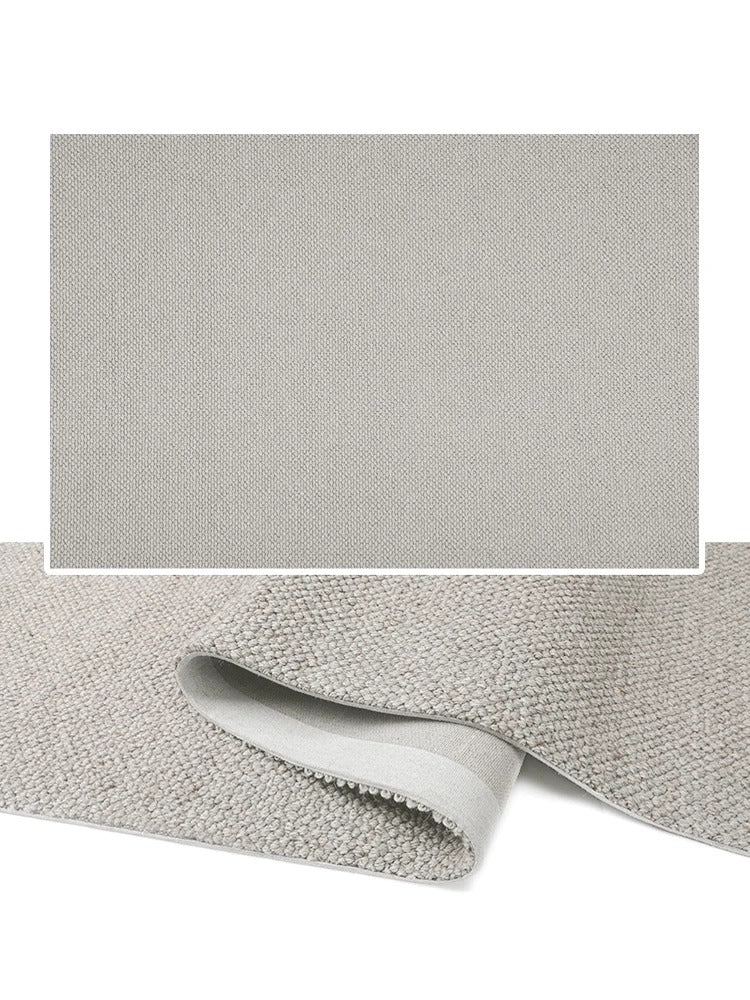 Plush Solid Color Area Rug - New Zealand Wool Blend, Modern Design, Custom Sizes Available 9