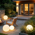 Portable Outdoor LED Garden Lamp with Remote Control – 16 Color Options, Weather-Resistant Spherical Lantern 10