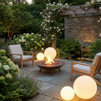 Portable Outdoor LED Garden Lamp with Remote Control – 16 Color Options, Weather-Resistant Spherical Lantern 9