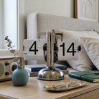 Retro Flip Clock Stainless Steel Modern Design 99