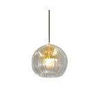 Retro Glass Pendant Light – Vintage Style Kitchen Ceiling Light Fixture with Adjustable Height 9