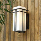 Retro Industrial Outdoor Wall Lamp - IP65 Waterproof Iron & Glass Exterior Wall Light, Available in Multiple Sizes 1