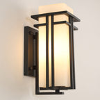 Retro Industrial Outdoor Wall Lamp - IP65 Waterproof Iron & Glass Exterior Wall Light, Available in Multiple Sizes 8