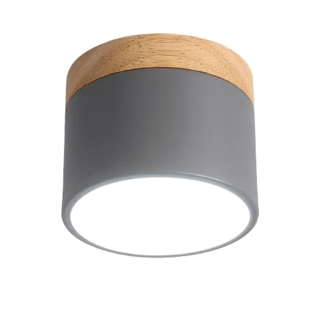 Scandinavian Ceiling Light Wood Metal Adjustable Beam  13