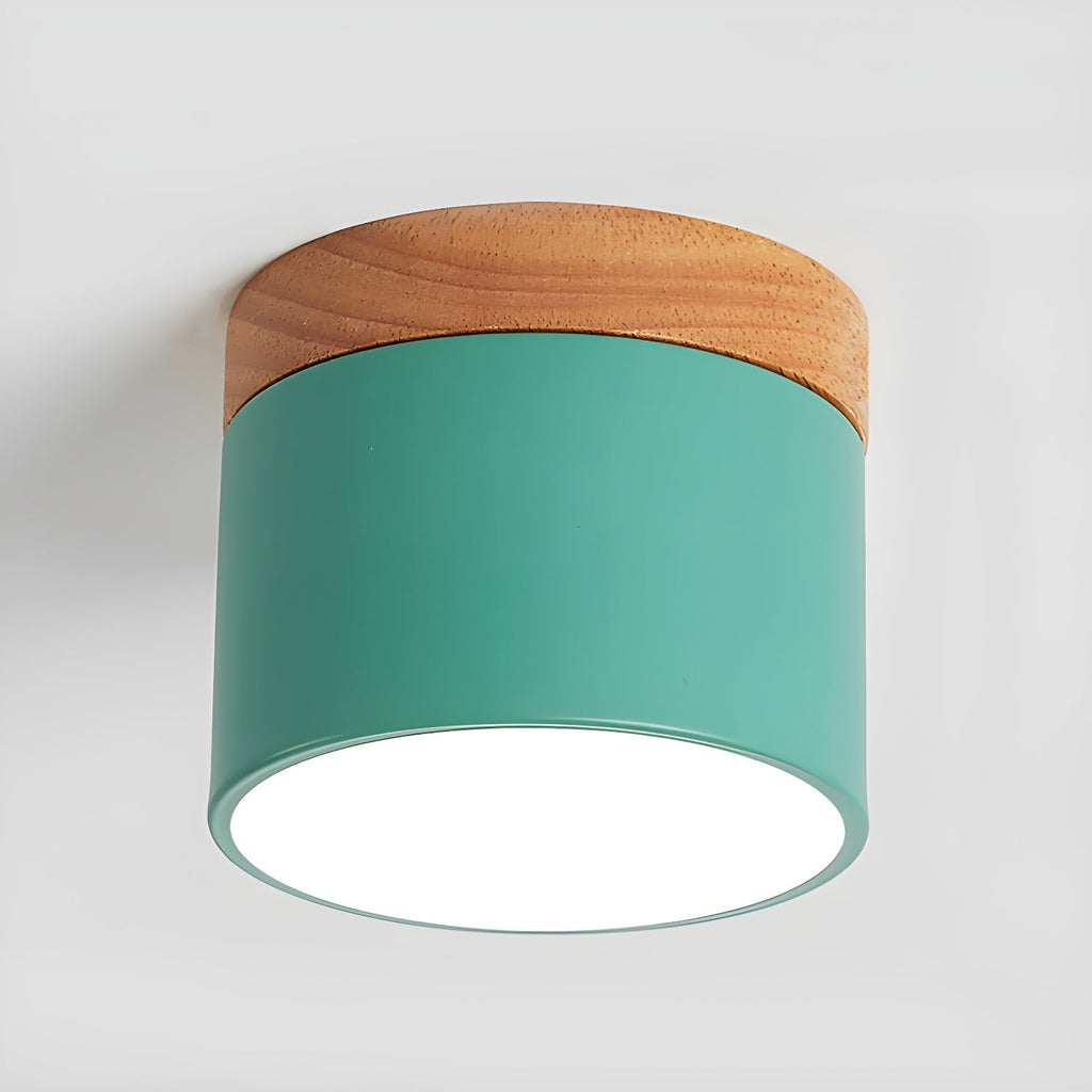 Scandinavian Ceiling Light Wood Metal Adjustable Beam  14