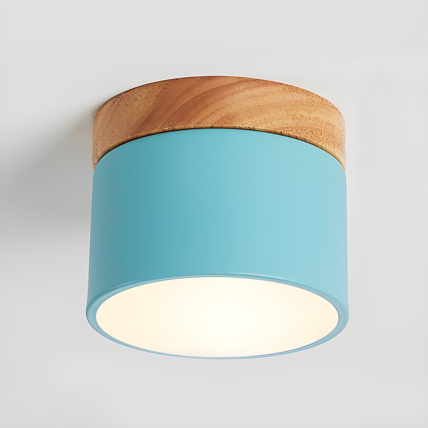 Scandinavian Ceiling Light Wood Metal Adjustable Beam  9