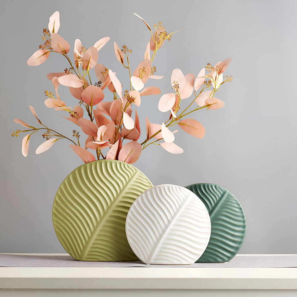 Scandinavian Ceramic Vase for Minimalist Flower Arrangements – Elegant Home Décor Piece 2