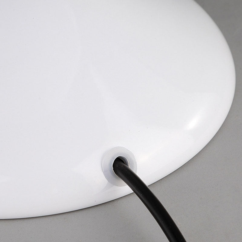 Scandinavian Floor Lamp with Cream Acrylic Shade – 1-Light Standing Lamp for Bedroom 8