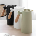 Scandinavian Insulated Carafe Stainless Steel Wooden Handle 6
