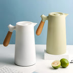 Scandinavian Insulated Carafe Stainless Steel Wooden Handle 7