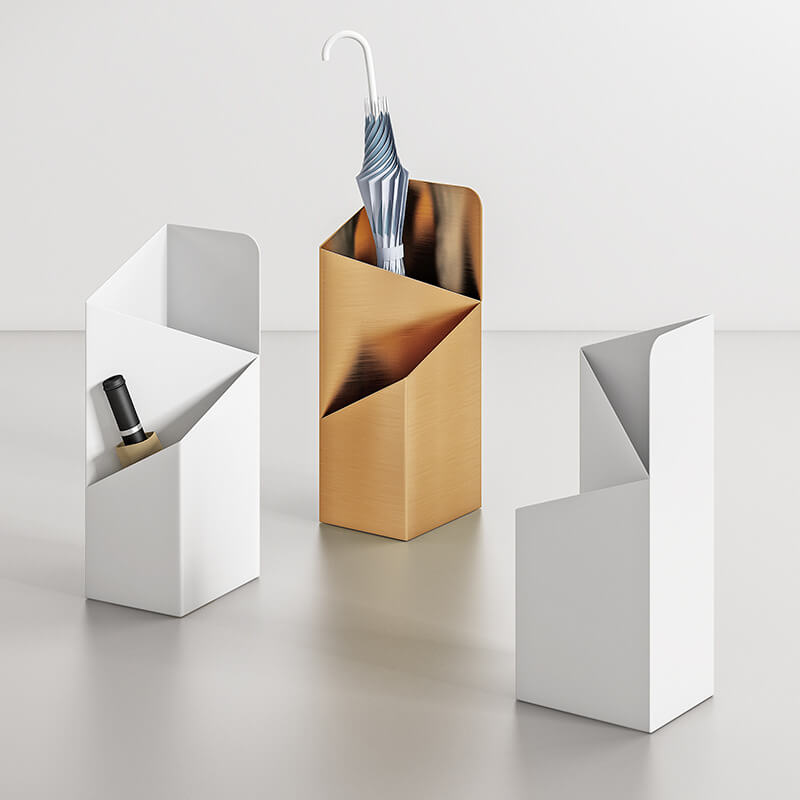 Scandinavian Metal Umbrella Holder Stylish Design 4