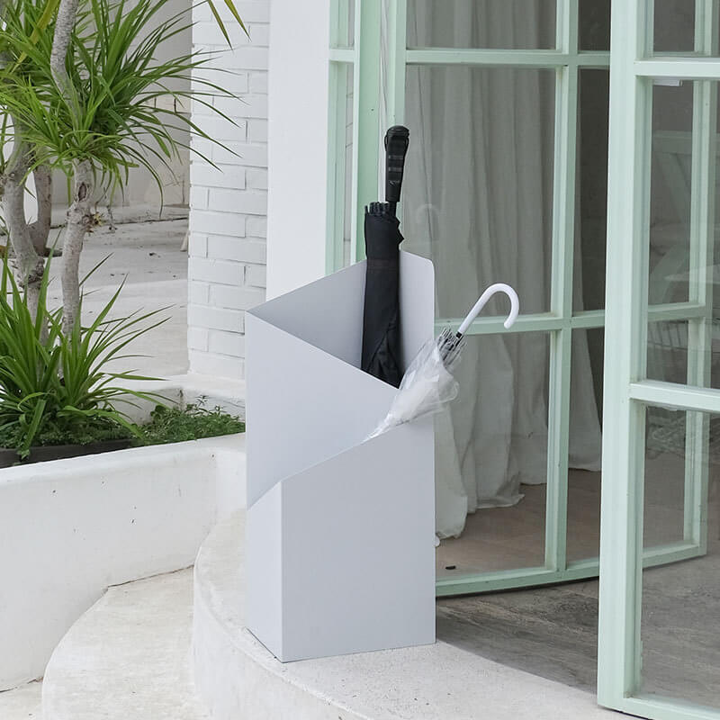 Scandinavian Metal Umbrella Holder Stylish Design 5