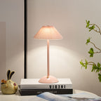 Scandinavian Rechargeable Table Lamp with Fabric Shade – Stylish Bedside Lamp for Modern Interiors 2
