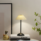 Scandinavian Rechargeable Table Lamp with Fabric Shade – Stylish Bedside Lamp for Modern Interiors 6