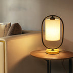 Scandinavian Style Solid Wood Table Lamp – Modern 1-Light Bedside Lamp for Bedroom or Living Room 0