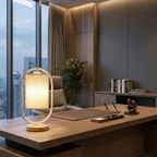 Scandinavian Style Solid Wood Table Lamp – Modern 1-Light Bedside Lamp for Bedroom or Living Room 17