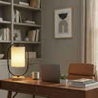 Scandinavian Style Solid Wood Table Lamp – Modern 1-Light Bedside Lamp for Bedroom or Living Room 19