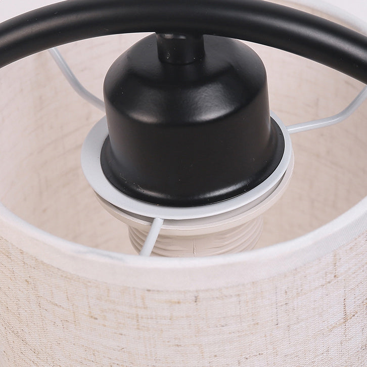 Scandinavian Style Solid Wood Table Lamp – Modern 1-Light Bedside Lamp for Bedroom or Living Room 5