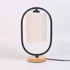 Scandinavian Style Solid Wood Table Lamp – Modern 1-Light Bedside Lamp for Bedroom or Living Room 8