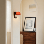 Scarlet Dome LED Wall Sconce With Gold Accents 5