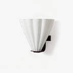 Sculptural Frosted Glass Wall Light with Shell Design 0