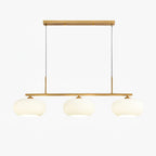 Sculptural Pendant Light Adjustable Metal Glass Globe 1