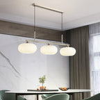Sculptural Pendant Light Adjustable Metal Glass Globe 2