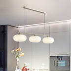 Sculptural Pendant Light Adjustable Metal Glass Globe 3