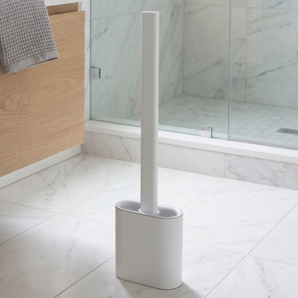Silicone Toilet Brush with Wall Mount Holder 99