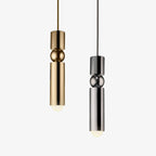 Slim Cylinder Pendant Light Clear Glass Dimmable Metal Nordic Ceiling Lamp Home Decor Stack Clear 1