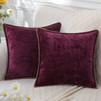 Soft Chenille Throw Pillow for Living Room and Bedroom – Decorative Couch Pillows in Multiple Sizes 1