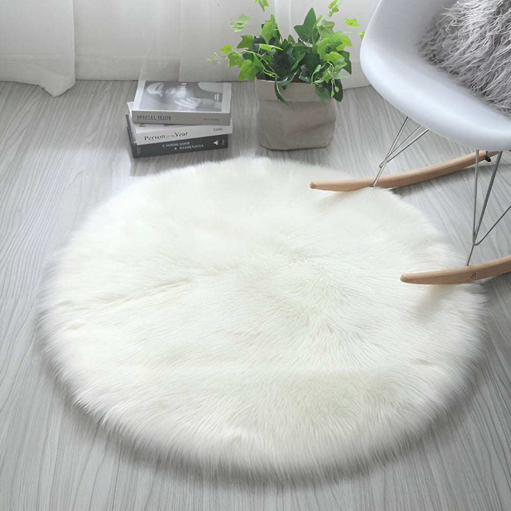 Soft Plush Area Rug Non-Slip Rubber Backed Velvet 0