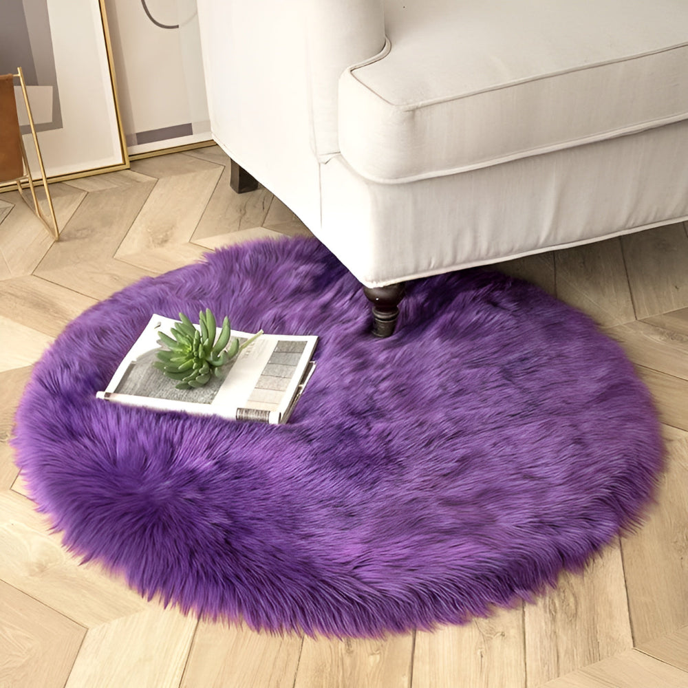 Soft Plush Area Rug Non-Slip Rubber Backed Velvet 2