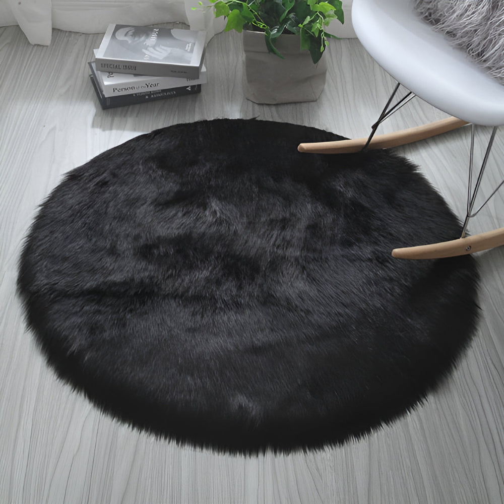 Soft Plush Area Rug Non-Slip Rubber Backed Velvet 7