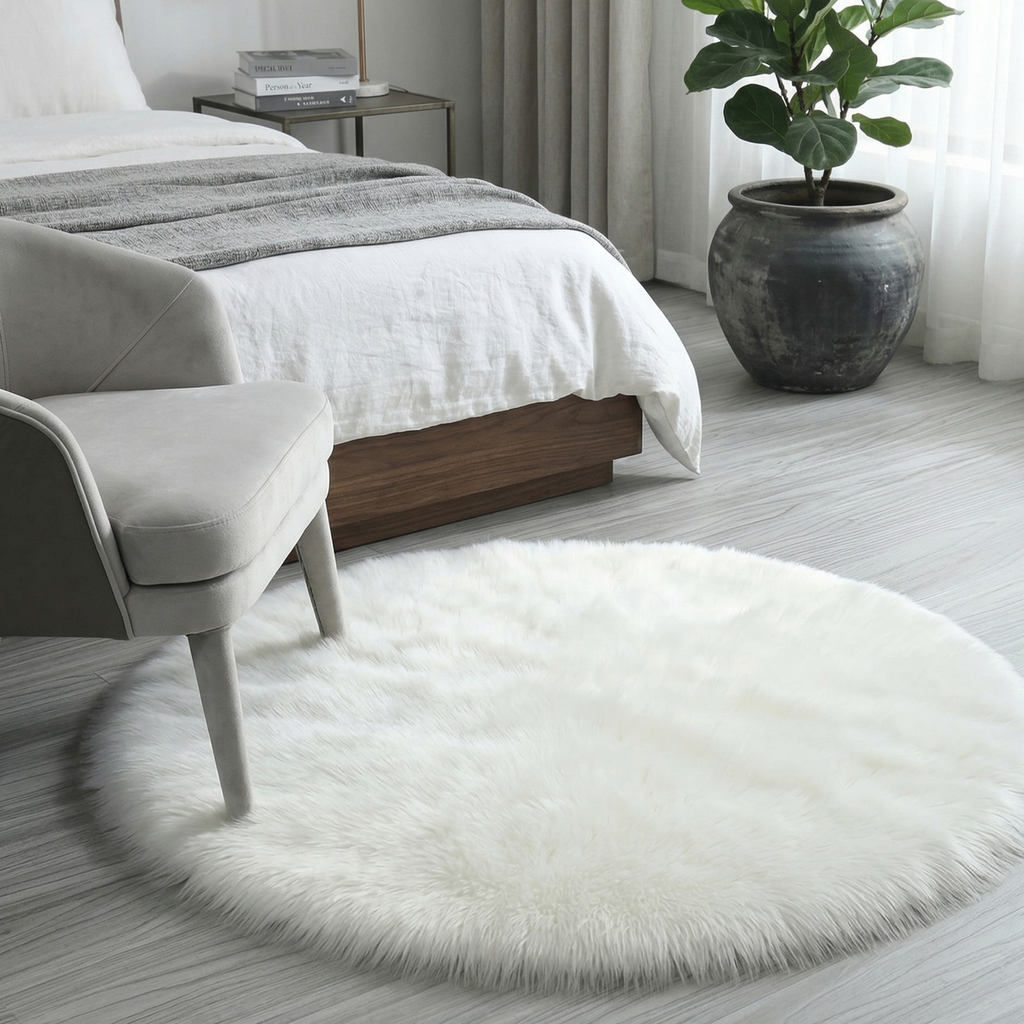 Soft Plush Area Rug Non-Slip Rubber Backed Velvet 99