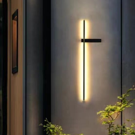 Solar-Powered Waterproof Outdoor Wall Lamp – Elegant Exterior Wall Lights for Garden Illumination 0